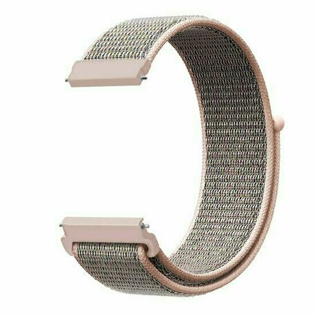 Sport Loop nylon bandje - Zand roze - Huawei Watch 4 (pro) / 3 (pro) / Ultimate