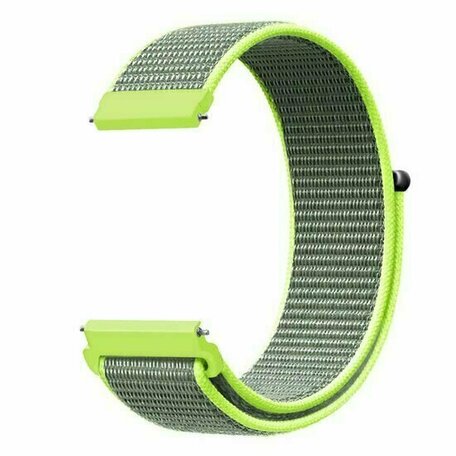 Sport Loop nylon bandje - Neon groen - Huawei Watch 4 (pro) / 3 (pro) / Ultimate