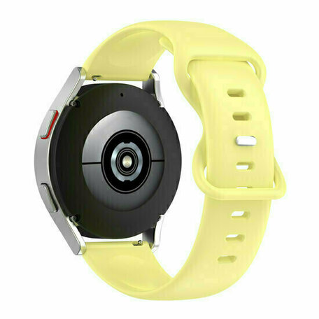 Solid color sportband - Geel - Huawei Watch 4 (pro) / 3 (pro) / Ultimate