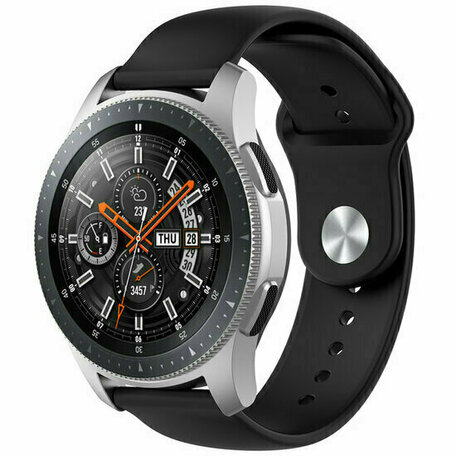 Rubberen sportband - Zwart - Huawei Watch 4 (pro) / 3 (pro) / Ultimate