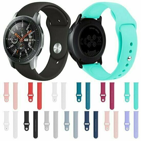 Rubberen sportband - Roomwit - Huawei Watch 4 (pro) / 3 (pro) / Ultimate