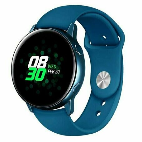 Rubberen sportband - Cyaan - Huawei Watch 4 (pro) / 3 (pro) / Ultimate