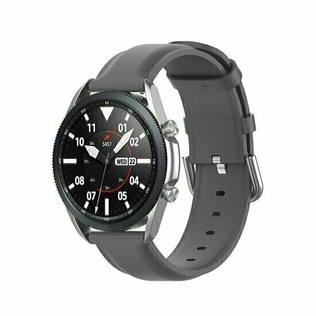 Classic leren bandje - Grijs - Huawei Watch 4 (pro) / 3 (pro) / Ultimate