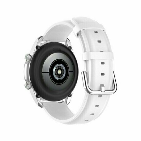 Classic leren bandje - Wit - Huawei Watch 4 (pro) / 3 (pro) / Ultimate