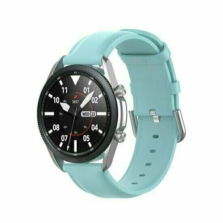 Classic leren bandje - Blauw - Huawei Watch 4 (pro) / 3 (pro) / Ultimate