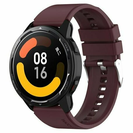 Siliconen sportband - Wijnrood - Huawei Watch 4 (pro) / 3 (pro) / Ultimate