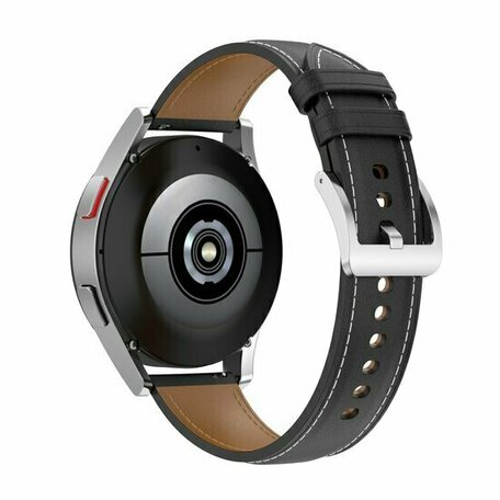 Luxe leren bandje - Zwart - Huawei Watch 4 (pro) / 3 (pro) / Ultimate