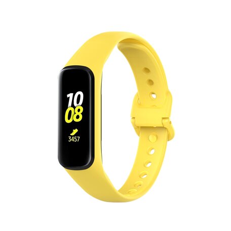 Siliconen bandje - Geel - Samsung Galaxy Fit 2