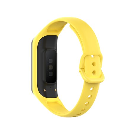 Siliconen bandje - Geel - Samsung Galaxy Fit 2