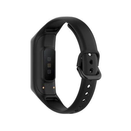 Siliconen bandje - Zwart - Samsung Galaxy Fit 2