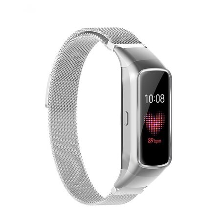 Milanese band - Zilver - Samsung Galaxy Fit