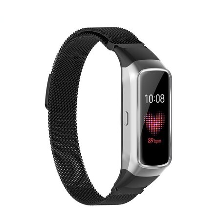 Milanese band - Zwart - Samsung Galaxy Fit