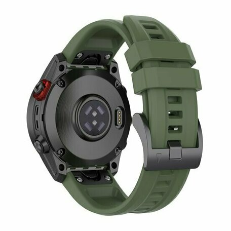 Siliconen sportbandje - Leger groen - Garmin Instinct E - 40mm