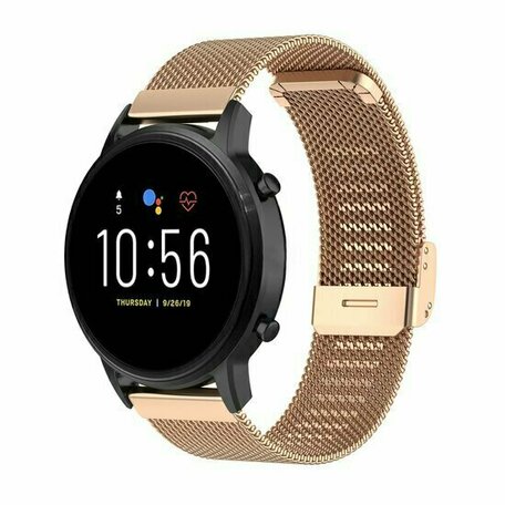 Milanese bandje met klemsluiting - Champagne goud - Huawei Watch 4 (pro) / 3 (pro) / Ultimate