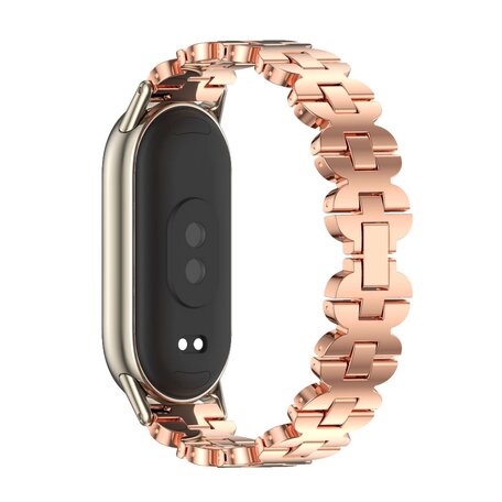 Stalen armband - Rosé goud - Xiaomi Smart Band 8 & 9