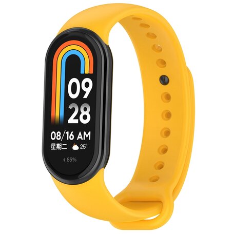 Siliconen bandje - Geel - Xiaomi Smart Band 8 & 9