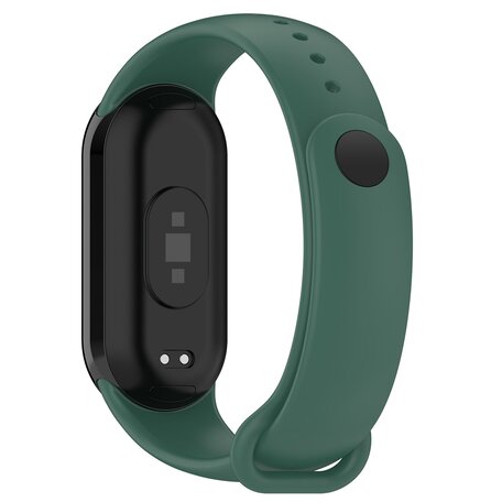 Siliconen bandje - Donkergroen - Xiaomi Smart Band 8 & 9