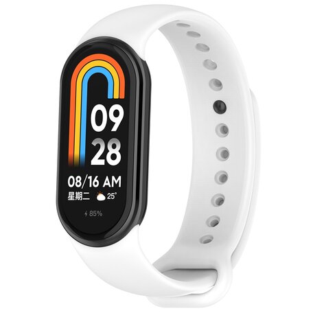 Siliconen bandje - Wit - Xiaomi Smart Band 8 & 9