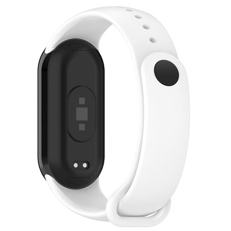 Siliconen bandje - Wit - Xiaomi Smart Band 8 & 9