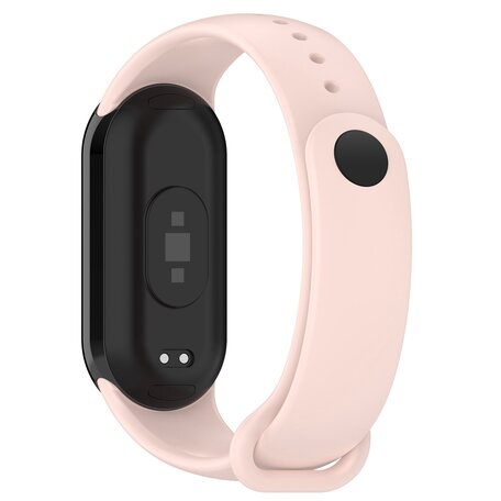 Siliconen bandje - Lichtroze - Xiaomi Smart Band 8 & 9