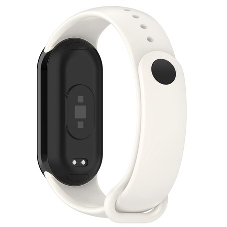 Siliconen bandje - Roomwit - Xiaomi Smart Band 8 & 9