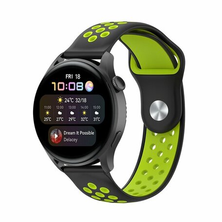 Sport Edition - Zwart + groen - Xiaomi Watch 2 / Xiaomi Watch S1 / S2 / S3 / S4 / Mi Watch