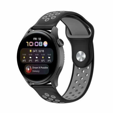 Sport Edition - Zwart + grijs - Xiaomi Watch 2 / Xiaomi Watch S1 / S2 / S3 / S4 / Mi Watch