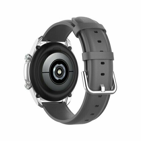 Classic leren bandje - Grijs - Xiaomi Watch 2 / Xiaomi Watch S1 / S2 / S3 / S4 / Mi Watch