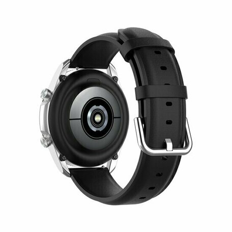 Classic leren bandje - Zwart - Xiaomi Watch 2 / Xiaomi Watch S1 / S2 / S3 / S4 / Mi Watch