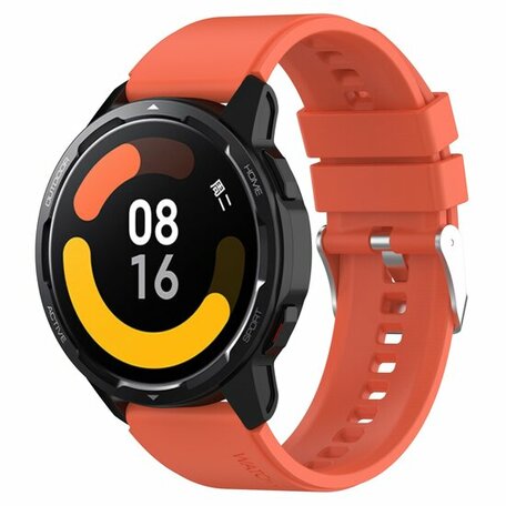 Siliconen sportband - Oranje - Xiaomi Watch 2 / Xiaomi Watch S1 / S2 / S3 / S4 / Mi Watch