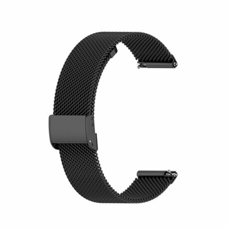 Xiaomi Watch 2 / Xiaomi Watch S1 / S2 / S3 / S4 / Mi Watch - Milanese bandje met klemsluiting - Zwart