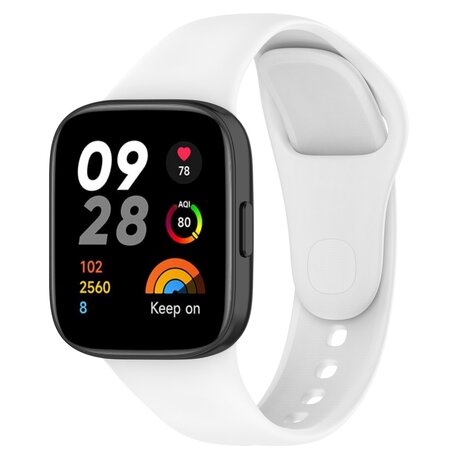 Siliconen bandje - Wit - Xiaomi Redmi Watch 3