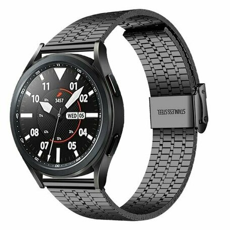 Stalen bandje - Zwart - Xiaomi Redmi Watch 5 Active / Redmi Watch 5 Lite