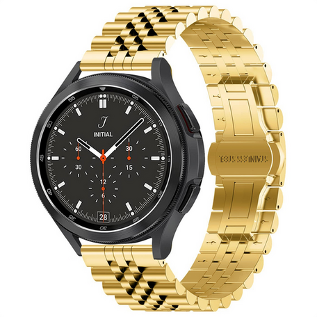 Stalen band - Goud - Huawei Watch GT 5 (Pro) / GT 4 / GT 3 / GT 2 - 46mm