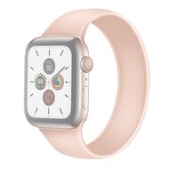 Solo Loop Link serie bandje - Maat: S - Roze - Geschikt voor Apple Watch 42mm / 44mm / 45mm / 49mm