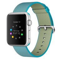 Nylon bandje - Blauw - Geschikt voor Apple Watch 42mm / 44mm / 45mm / 49mm