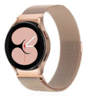 Samsung Galaxy Watch 4 - 40mm / 44mm - Milanese bandje - Champagne goud