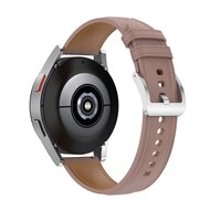 Samsung Galaxy Watch 4 - 40mm / 44mm - Luxe leren bandje - Lichtbruin