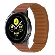 Samsung Galaxy Watch Active 2 - 40mm / 44mm - Siliconen Loop bandje - Bruin