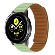 Samsung Galaxy Watch Active 2 - 40mm / 44mm - Siliconen Loop bandje - Lichtgroen