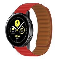 Samsung Galaxy Watch Active 2 - 40mm / 44mm - Siliconen Loop bandje - Rood