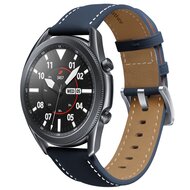 Samsung Galaxy Watch 5 Pro - 45mm - Premium Leather bandje - Donkerblauw