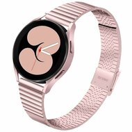 Samsung Galaxy Watch Active 2 - 40mm & 44mm - Stalen RVS bandje - Rosé pink