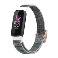 Fitbit Luxe - Elastisch nylon bandje - Grijs