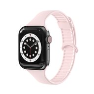 TPU Slim Fit bandje - Lichtroze - Geschikt voor Apple Watch 38mm / 40mm / 41mm