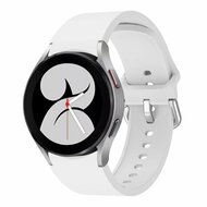 Samsung Galaxy Watch 4 Classic - 42mm & 46mm - Classic sportbandje - Wit