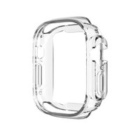 Apple Watch Ultra siliconen case (open front) - Transparant - Geschikt voor Apple Watch 49mm (Ultra)