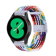By Qubix Samsung Galaxy Watch 5 Pro bandje - 45mm - Braided bandje - Multicolor - Bandbreedte: 20mm Horlogeband smartwatch band bandjes