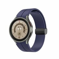 Samsung Galaxy Watch 4 - 40mm & 44mm - D-buckle sportbandje - Donkerblauw