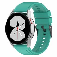 Samsung Galaxy Watch 5 - 40mm & 44mm - Siliconen gesp bandje - Turquoise